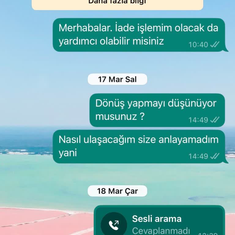 İade Talebime Yanıt Gelmedi Ve Ücret İadesi Yapılmadı