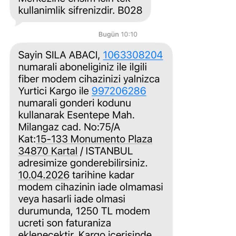 Nakil Sonrası Sürekli Hata SMS’leri Ve Çözüm Beklentisi