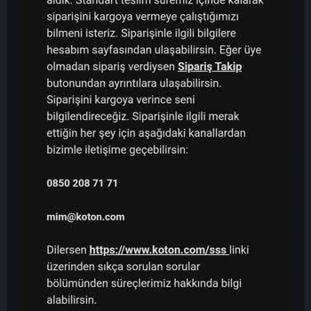 İzinsiz Sipariş İptali Ve Tekrar Gönderim Talebi