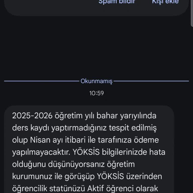 Üniversite Sisteminde Aktif Öğrenci Görünmemesi KYK Burs Kesintisine Yol Açtı