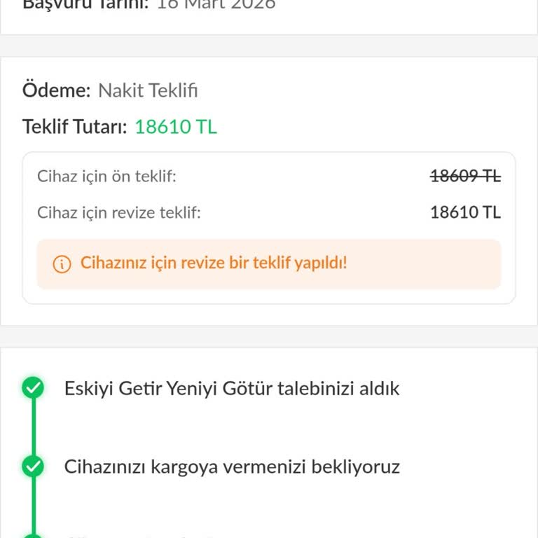 Onaylanan Telefon İadesi İçin 18.610 TL Ödeme Hâlâ Gelmedi