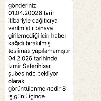 Yanlış Bilgilendirme Nedeniyle Teslim Edilmemiş Kargo Ve Acil İnceleme Talebi