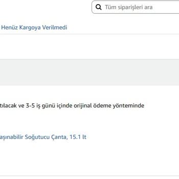 İzinsiz Sipariş İptali Ve Teslim Edilmeyen Ürün