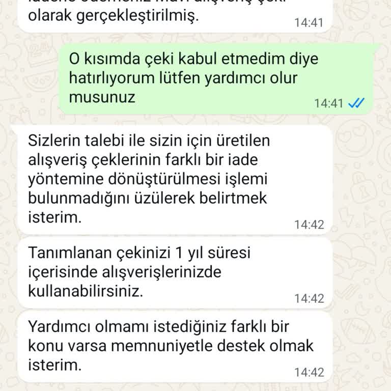 İade Sürecindeki Karmaşa Ve Hediye Çeki Sorunu