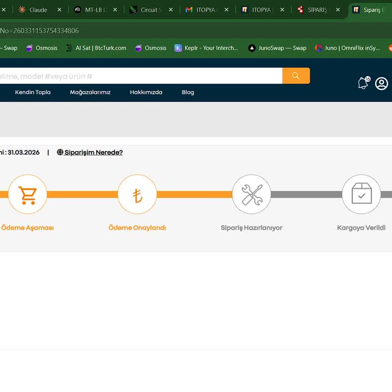 Montaj İsteği Görmezden Gelindi, Ürünler Açılmadan Gönderilmek İsteniyor