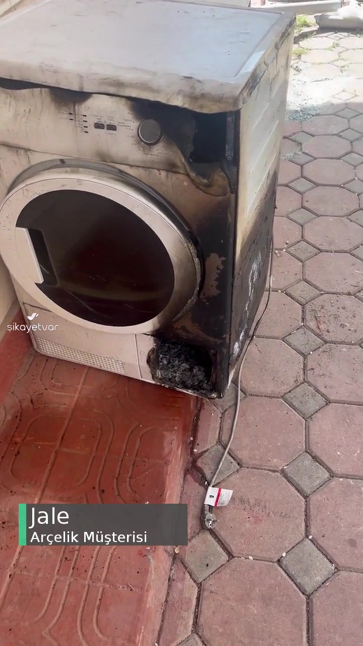 Arçelik Kurutma Makinesi Yangını videonun kapak resmi