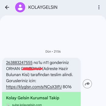 Teslim Edilmediği Görünen Siparişin İptali Ve Ücret İadesi Talebi