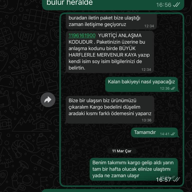 Mervekaya'da Defolu Ürün, Değişim Teklifi Ve İade Sorunu