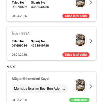 Kırık Porselen Takımımın İade İşlemi Hepsijet Tarafından Sürekli İptal Ediliyor