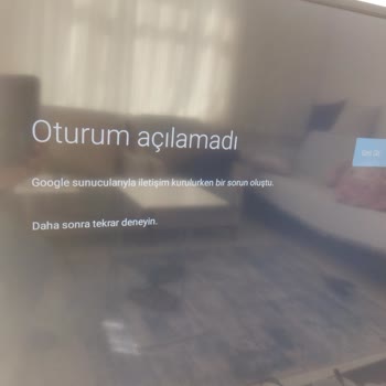 Onvo TV'de Google Play Oturumu Açılamıyor
