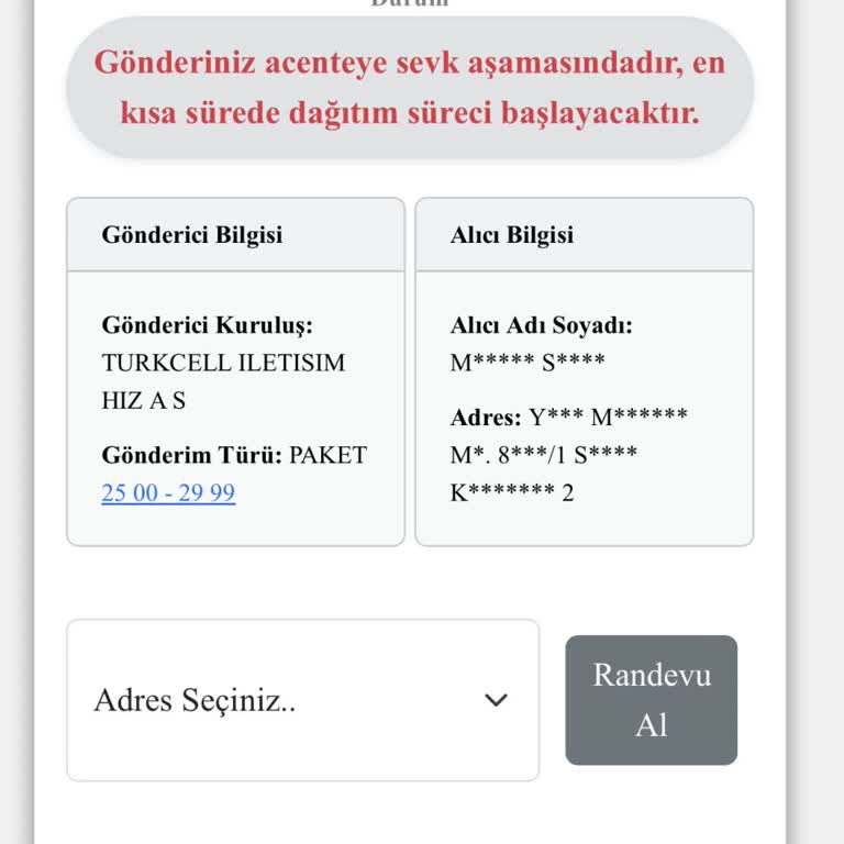 Kuryenet Teslimat Gecikmesi Ve Canlı Destek Sorunu