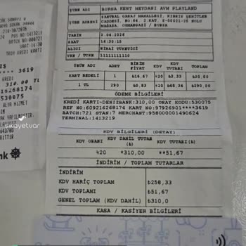 Bursa Kent Meydanı AVM Playland Zorla Kart Satışı
