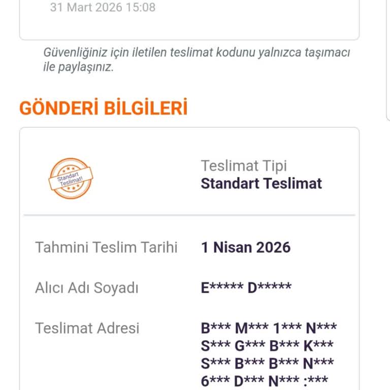 Hepsiburada Kargoda Teslimat Gecikmesi, Şehirlerarası Yanlış Aktarma Ve Güvensiz Süreç