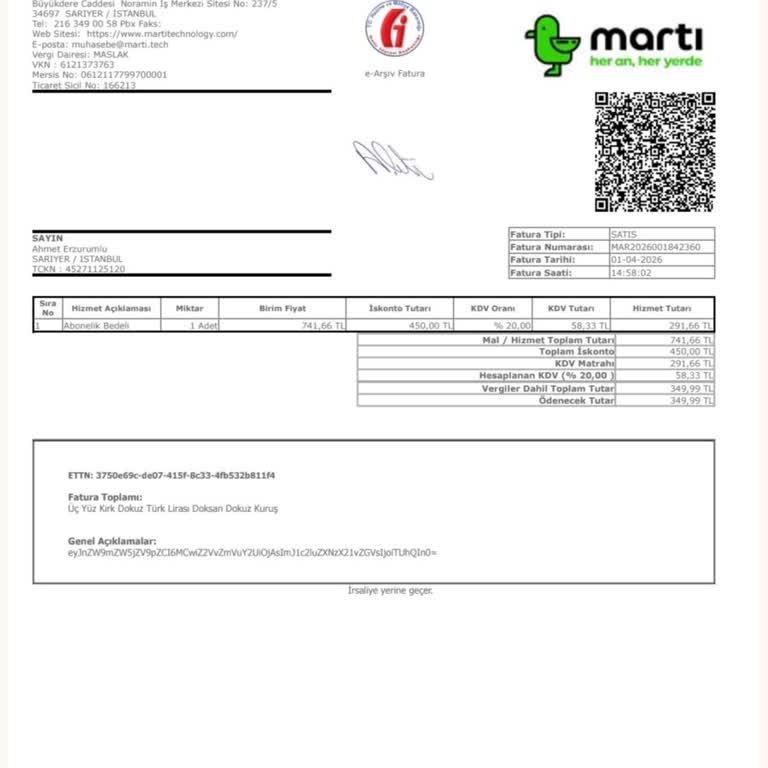 Martı Süper Üyelikte Değişken Ücretler Ve Müşteri Hizmetine Ulaşım Sorunu