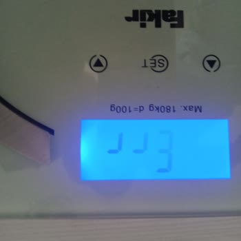 Fakir Massfit Baskül Piller Değiştirildiğinde Hata Veriyor Ve Rastgele Sayılar Gösteriyor