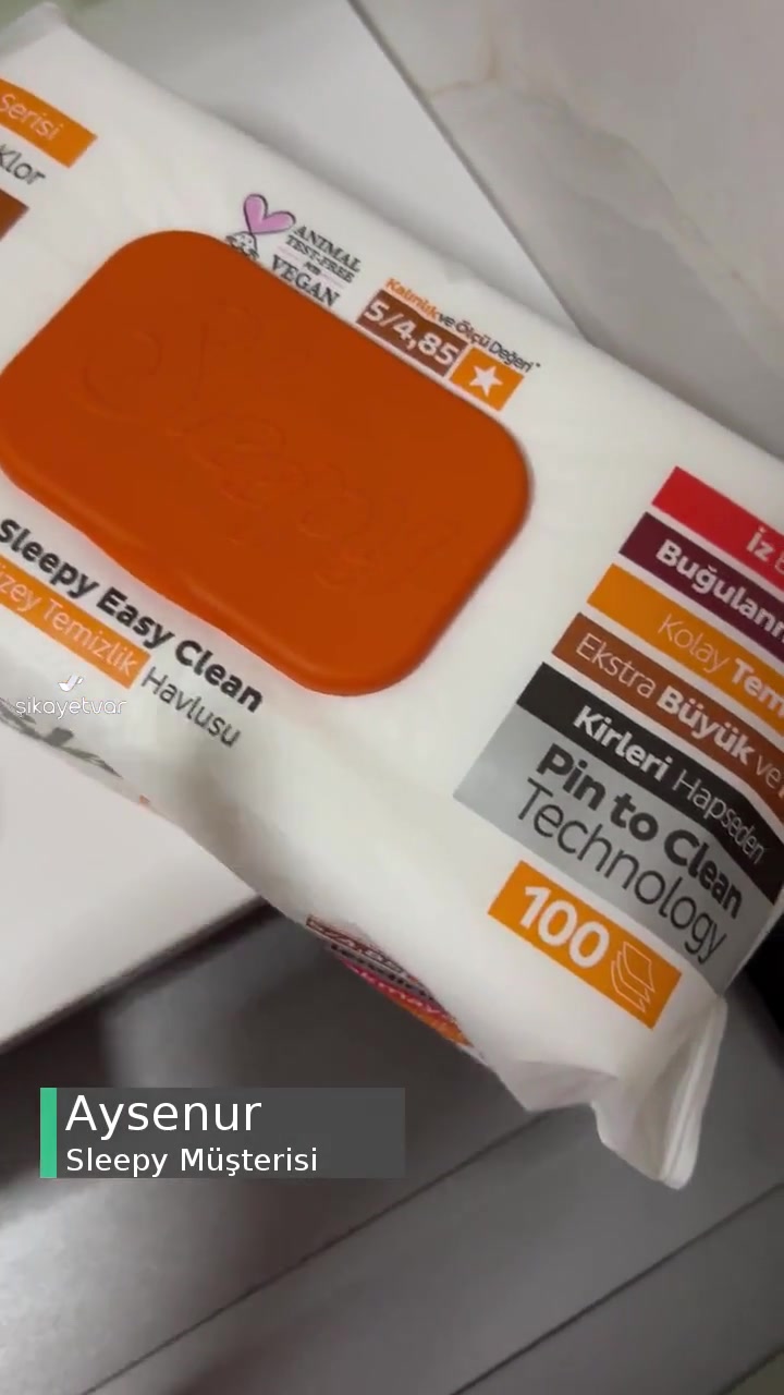 Sleepy Temizlik Mendili Yanıltıcı Reklam Yapıyor videonun kapak resmi