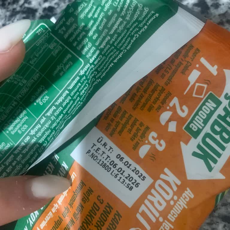 Son Tüketim Tarihi Geçmiş Noodle Satışı Ve Sağlık Riski