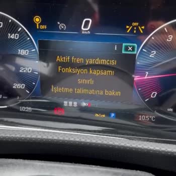 Yeni Mercedes CLA 200’de Aktif Fren Yardımcısı Ve Şerit Takip Sistemi Arızalı