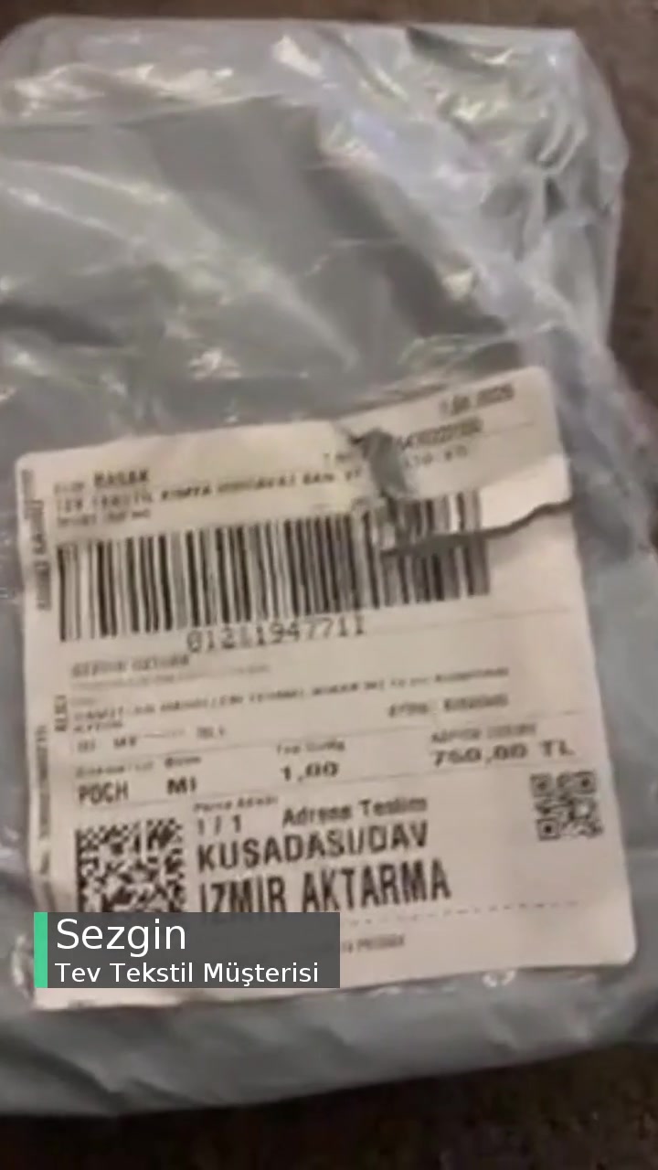 Tev Tekstil Sipariş Edilen Ürün Yerine Başka Ürün Yollamışlar videonun kapak resmi