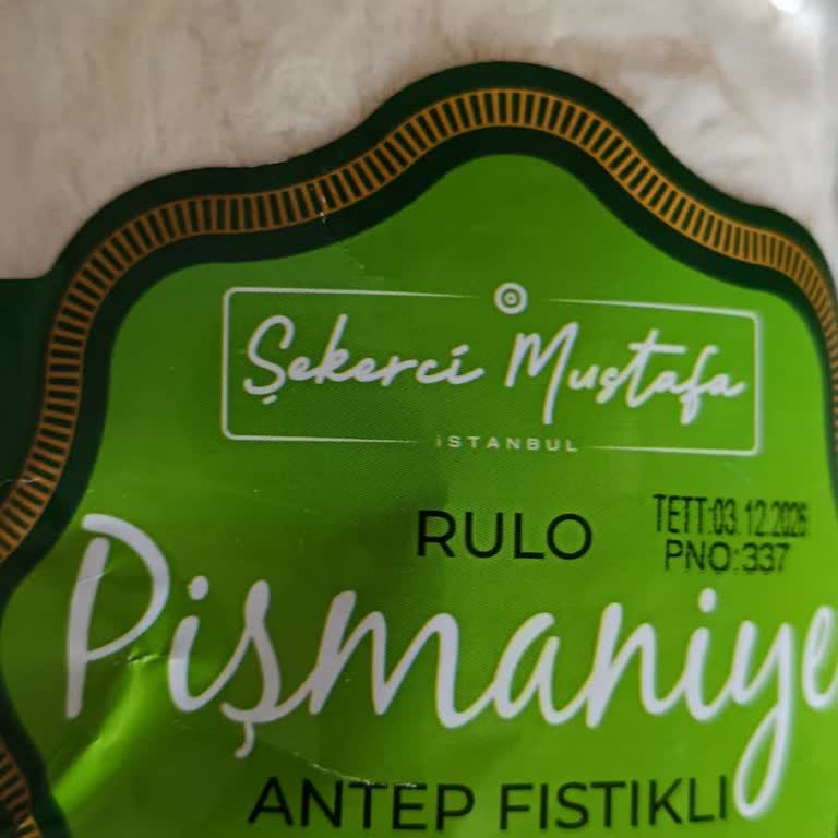 A101 Şubesinde Satın Alınan Antep Fıstıklı Pişmaniyede Kimyasal Tad Ve İade Reddi