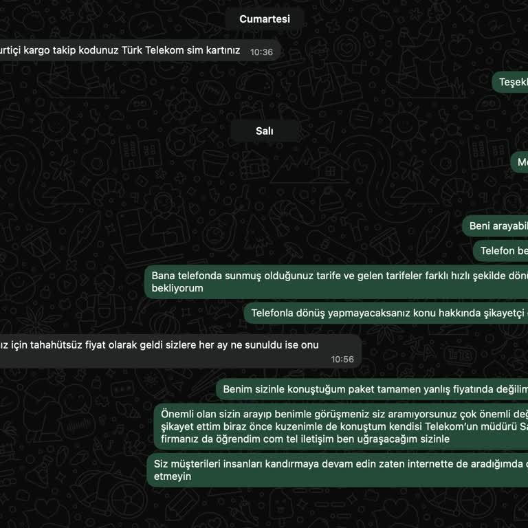 Yetkili Bayi Sözlü Teklifteki Paket Ve Ücret Farkı Sonucu Mağdur Oldum