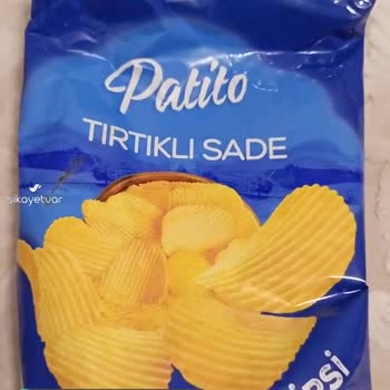 BİM Patito Tırtıklı Sade Patates Cips Sağlıklı Olmayan Ürünü!
