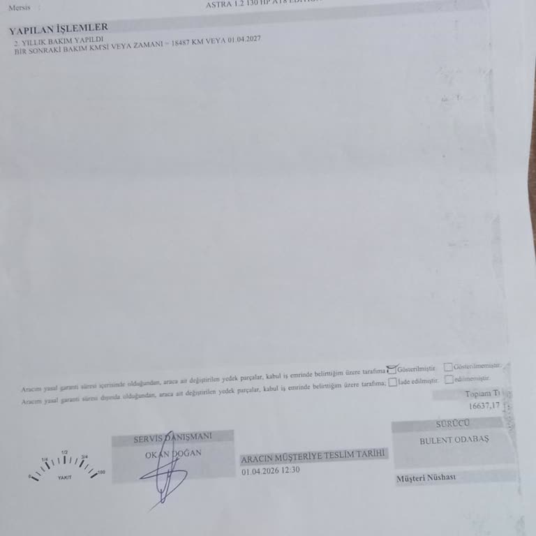 Opel Servisinde Rutin Bakım 4 Saat Sürdü, Müşteri Memnuniyeti Sıfır