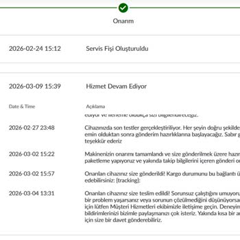 Kamera Sorunu Çözülmediği İçin Para İadesi Talebim