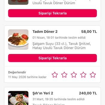 Doy Döner Restoranı Üç Defa Haksız Sipariş İptali Ve Çözüm Talebi