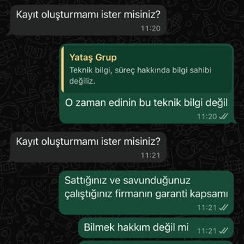 Yatakta Lekelenme, Garanti Kapsamı Belirsiz Ve 1500 TL Ücret Talebi