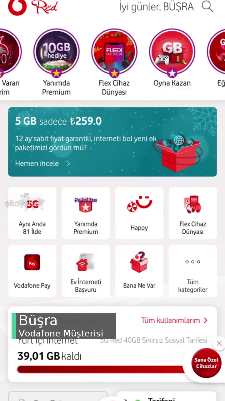 Vodafone 5G Bir Günlük Sınırsız İnternetimi Alamıyorum! videonun kapak resmi