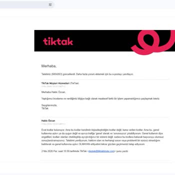 Engelli Sürücünün Kısıt Kodlu Ehliyeti Nedeniyle Tiktak Üyeliği Reddedildi