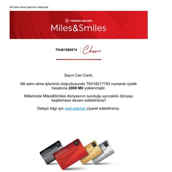 Satın Alınan 2000 Mil Hesaba Yansımıyor, Bilet Alımı Engelliyor Ve Acil Çözüm Talep Ediliyor