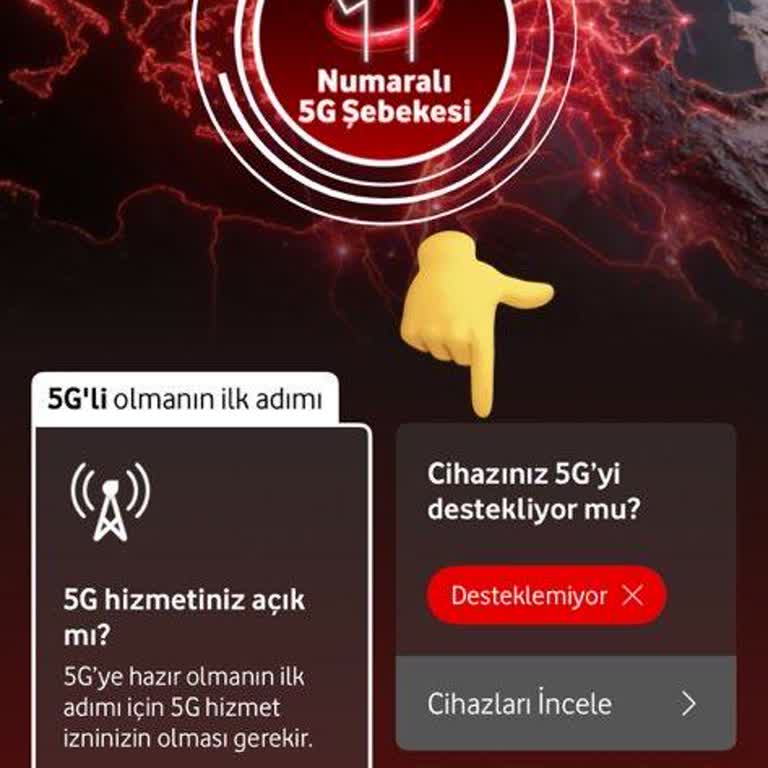 5G Hediye İnternet Cihazımda Tanımlanmadı