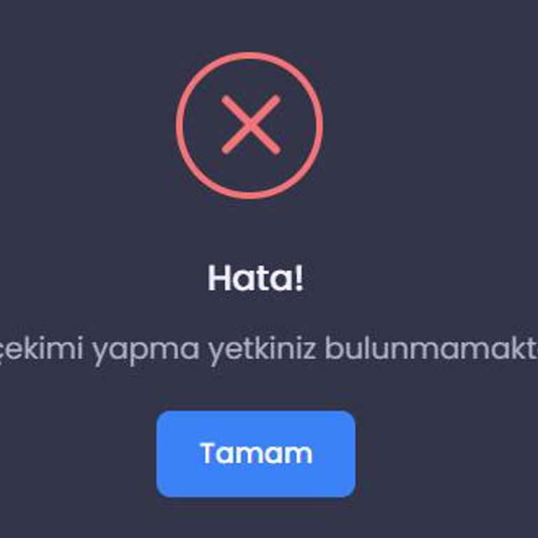 Hesabımda Tek Taraflı Engelleme Ve Ödeme Çekim Sorunu