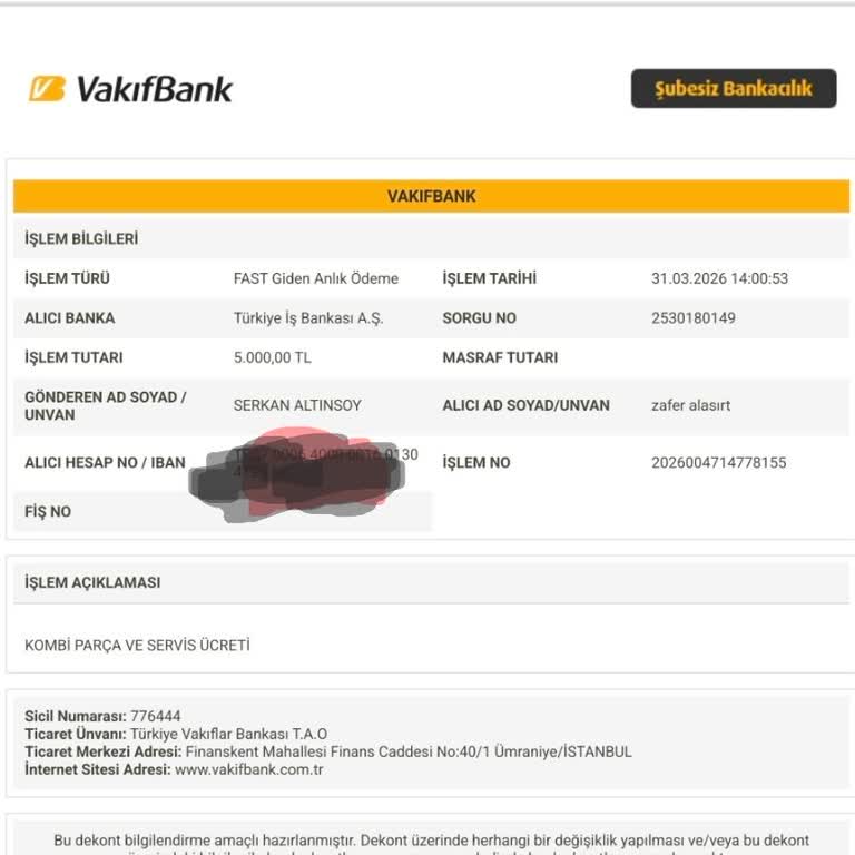 Daikin Kombi Parça Ücreti Ödedim, Teslimat Ve Montajda Hiç İlerleme Yok