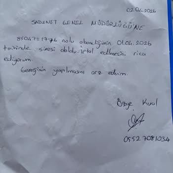 İptal Talebine Cevapsızlık Ve Müşteri Hizmetleri İhmali