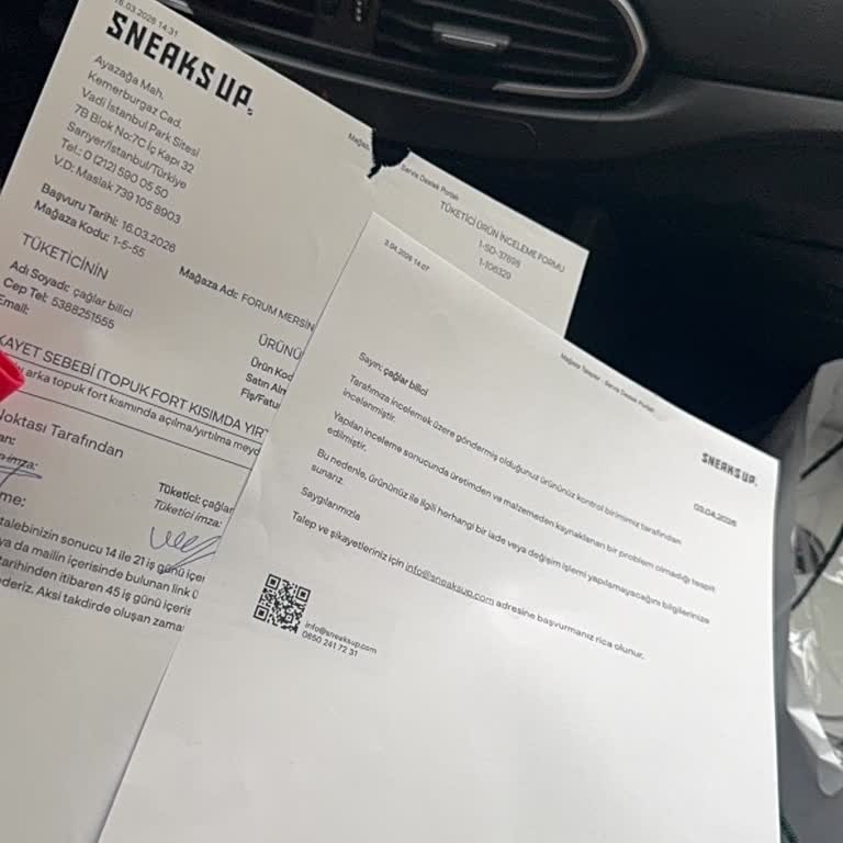 Nike Air Force Ayakkabısında Erken Astar Yırtılması Ve İade Talebi