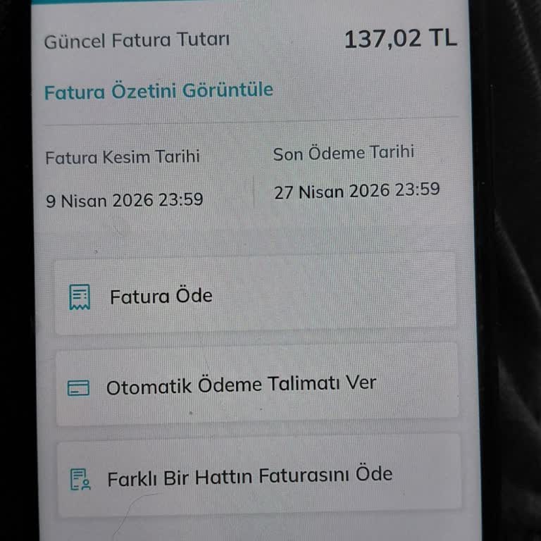 Fatura Tutarı Uyumsuzluğu Ve Açıklama Talebi