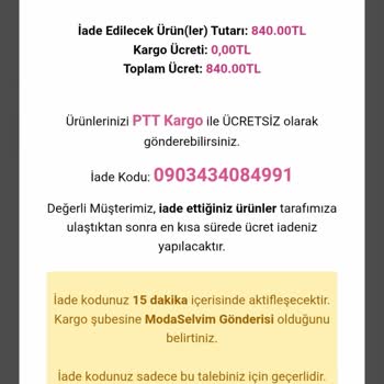 İade Edilen Ürünün Ücreti Geri Ödenmedi Ve Müşteri Hizmetlerine Ulaşılamıyor