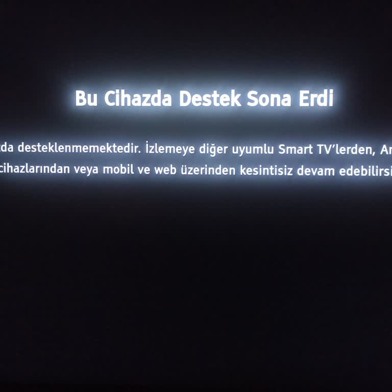 Arçelik 8 Serisi Televizyonda Turkcell TV+ Desteği Aniden Kaldırıldı