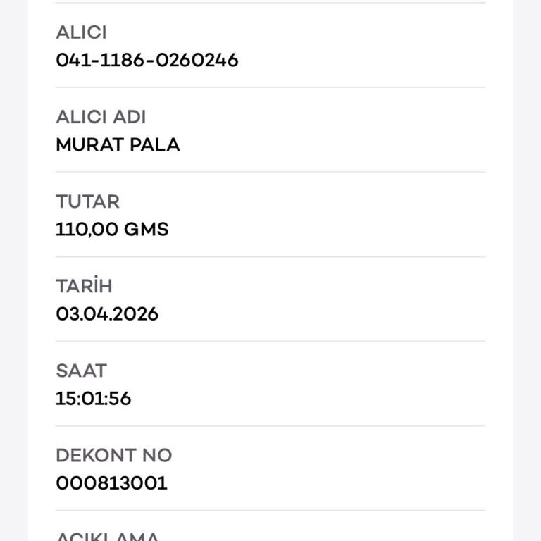 Akbank Mobil Üzerinde Gümüş Alımındaki Fiyat Farkı