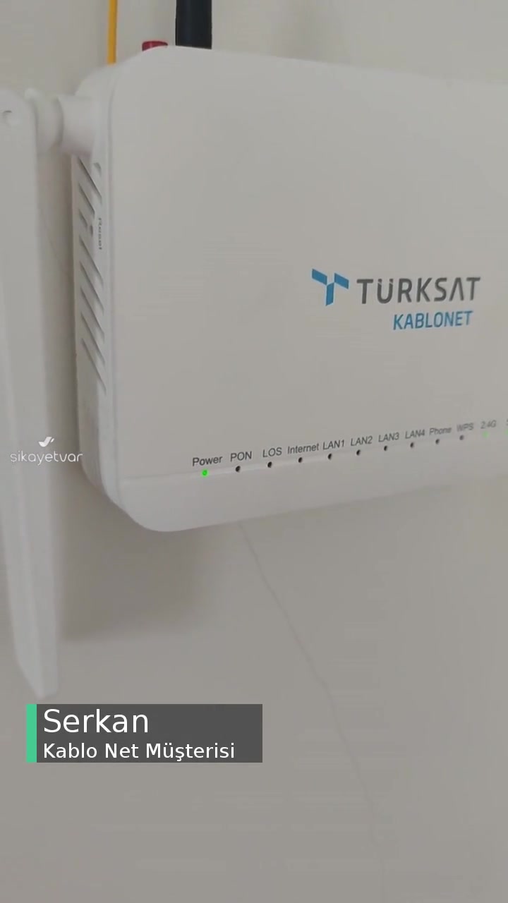 Kablo Net Modem Los Işığı Kırmızı Yanıyor, Çözüm Bulan Yok! videonun kapak resmi