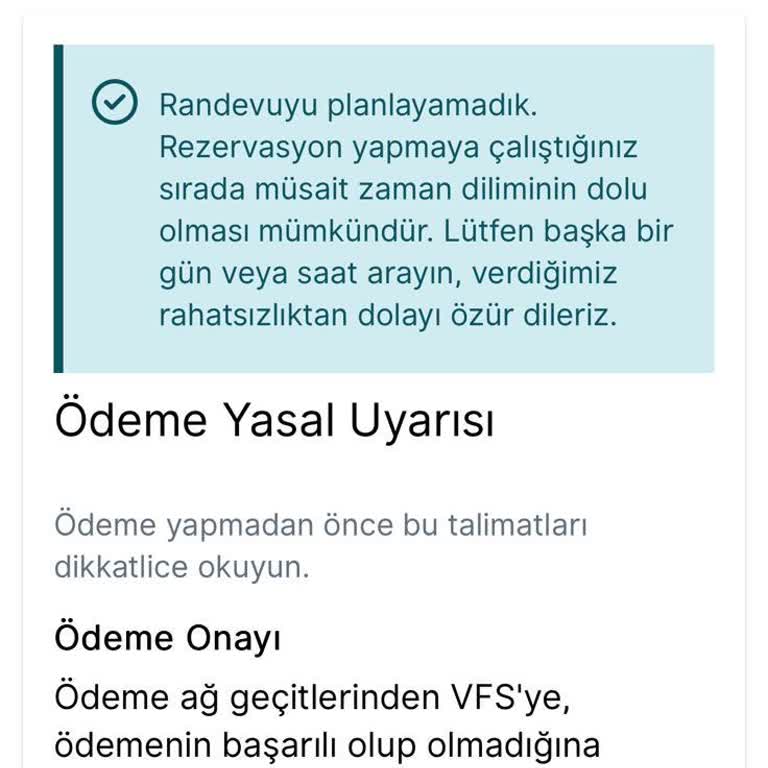 İzmir VFS Global'dan İki Kişilik Hollanda Vizesi Randevu Alınamaması Ve Hesap Kilitlenmesi