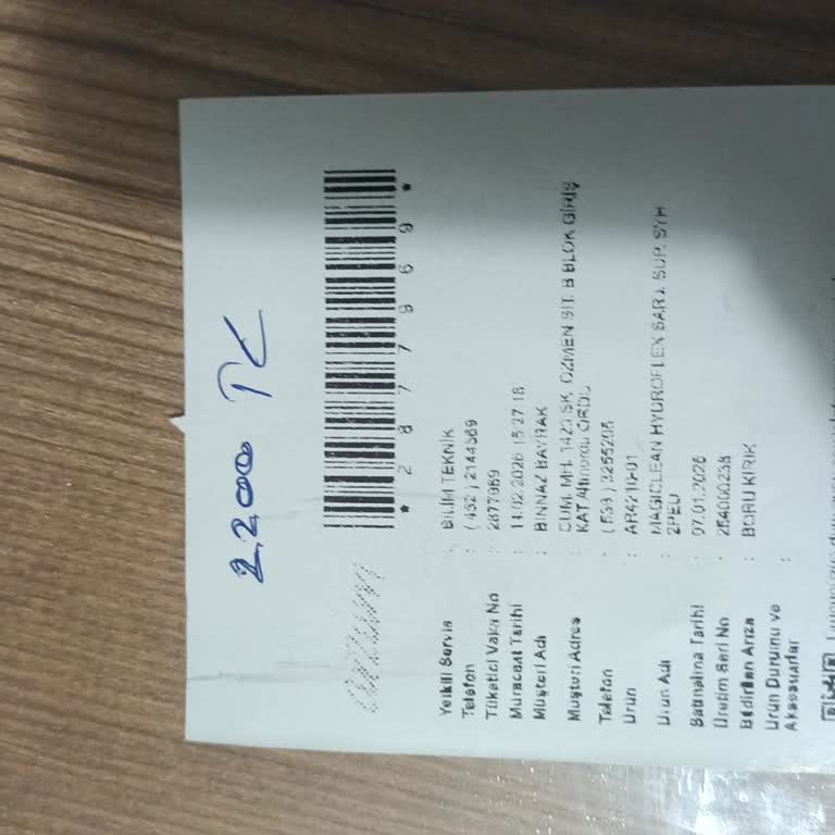 Arzum Dikey Süpürge Borusu Kısa Sürede Kırıldı, İade Talebi