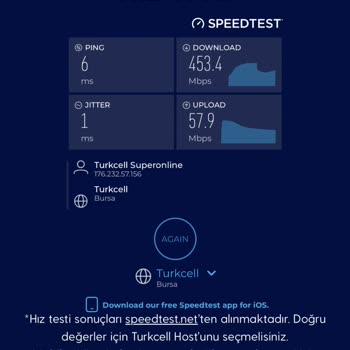 Akçalar Mahallesinde Akşam Saatlerinde İnternet Hızının Düşmesi Ve Dalgalanması