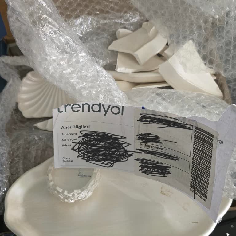 Trendyol Express'te Kırılabilir Ürünlerde Hasarlı Teslimatlar Ve Reddedilen Tazmin Talepleri