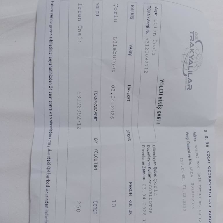 Buzlu Turizm’in Kaçırılan Servisi Ve Çorlu’da Kaybolan Otobüs Nedeniyle Yaşanan Mağduriyet