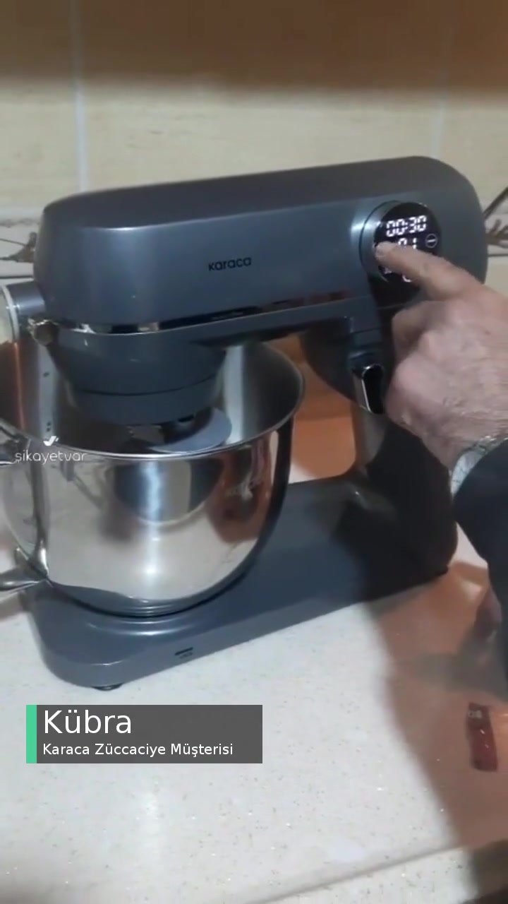 Karaca Hamur Yoğurma Makinesi Sıkıntısı! videonun kapak resmi