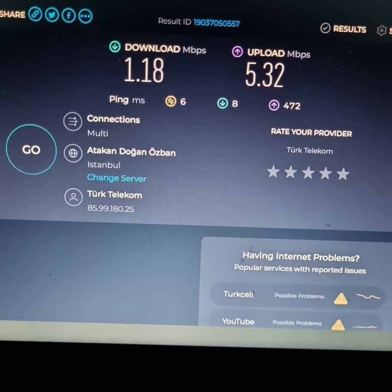 İnternet Bağlantısında Sürekli Kopma Ve Aşırı Yavaşlık Sorunu